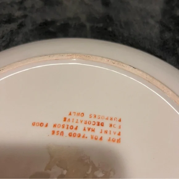 Andrea Decorative Plate with Gold Floral Accents - Picture 7 of 10